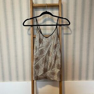 EDGEMONT y2k 2000s Leopard Print Women's Cami Top M